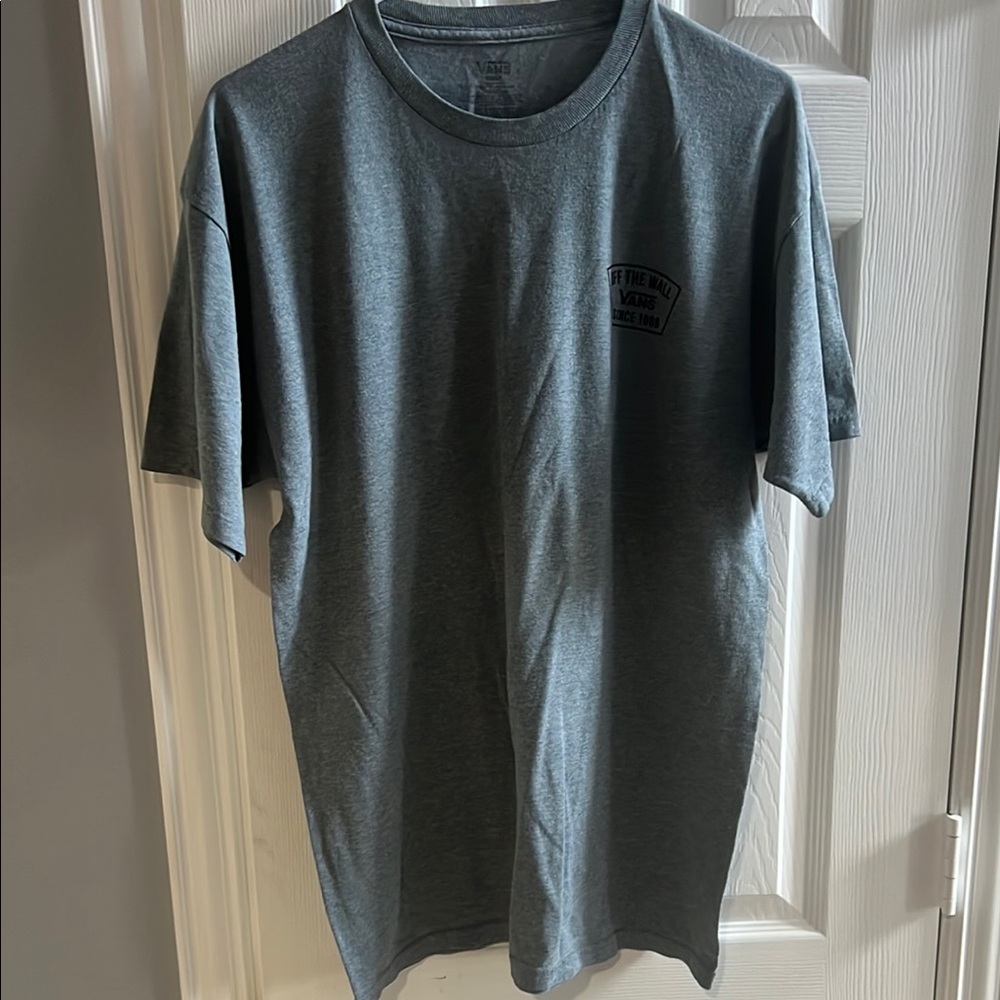 Vans Gray Short Sleeve Tee Classic Crew Neck